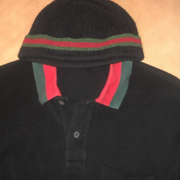 Gucci hat toque black classic g web pattrn - Picture 3 of 5